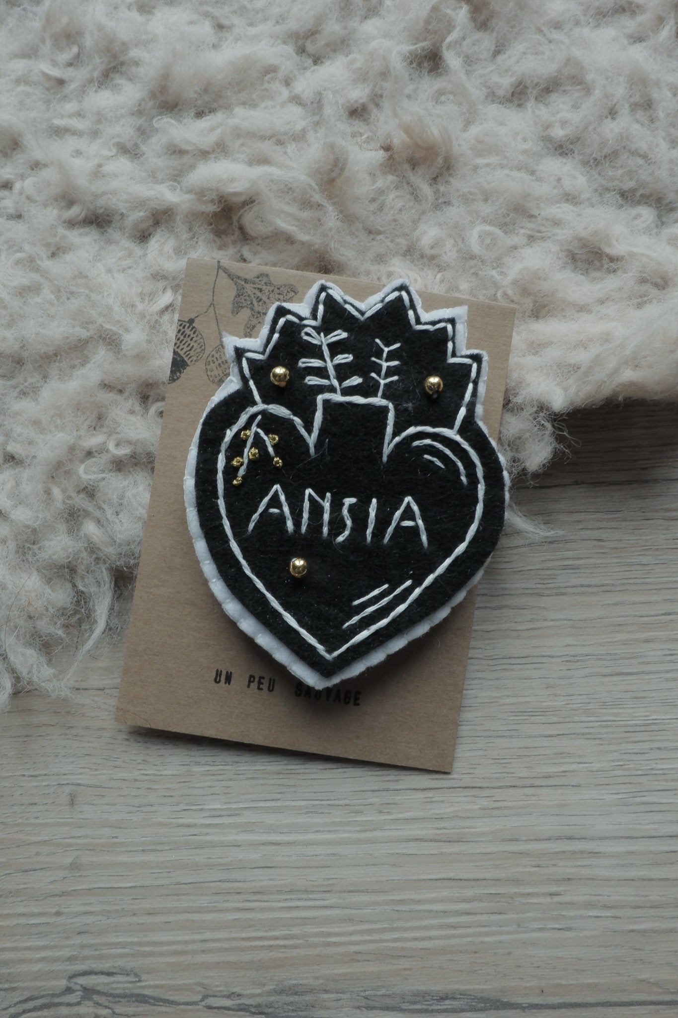 Spilla Ansia Cuore Sacro