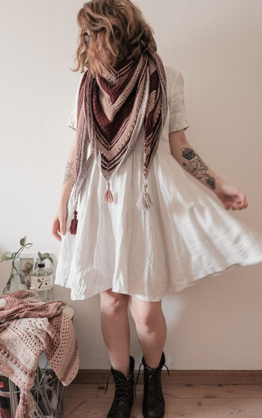 Scialle Dried Lavender - Pattern