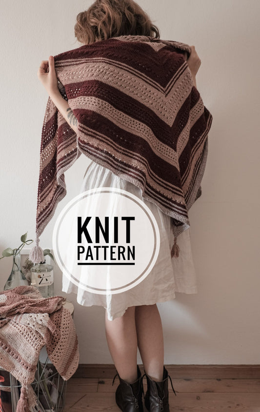 Scialle Dried Lavender - Pattern