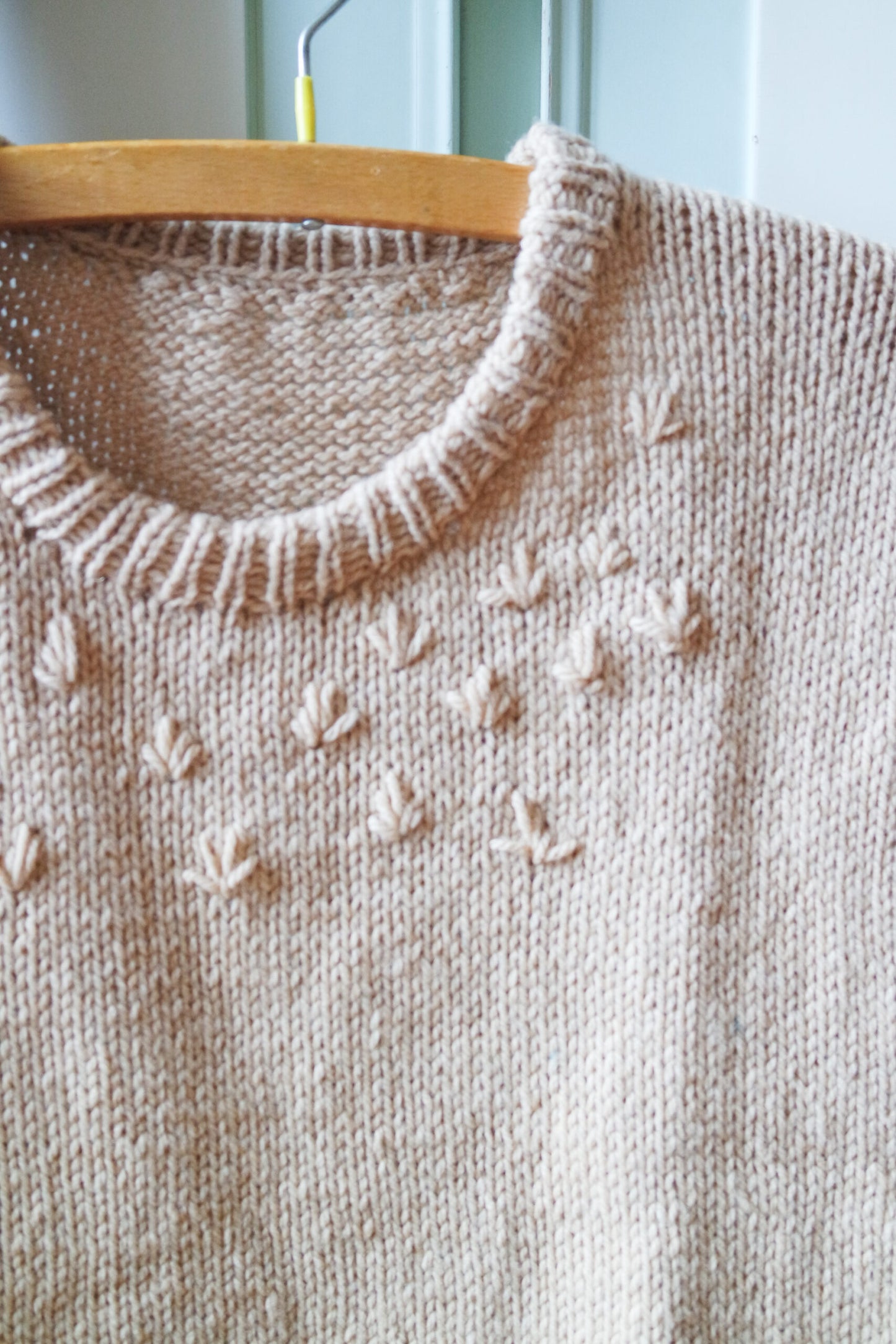 Gilet in lana con ricami