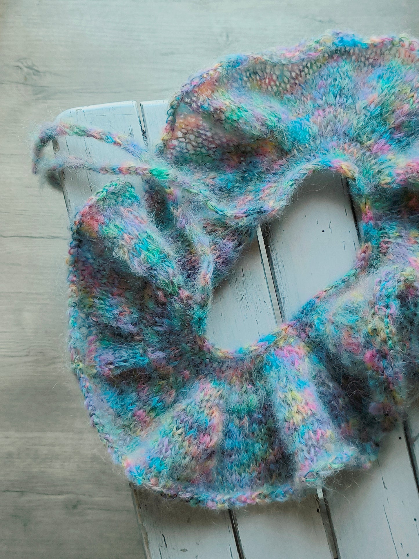 Colletti in lana e mohair