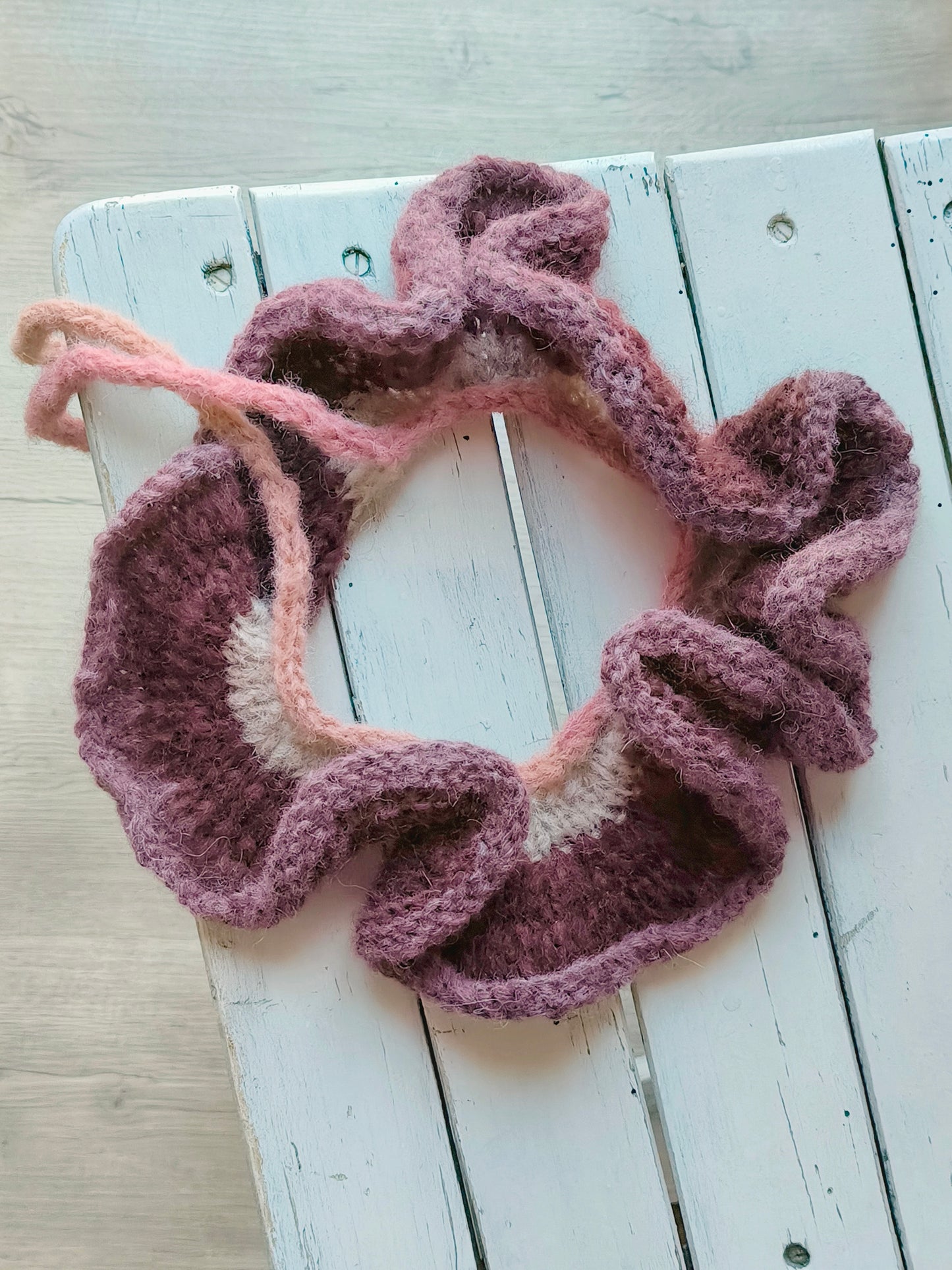 Colletti in lana e mohair