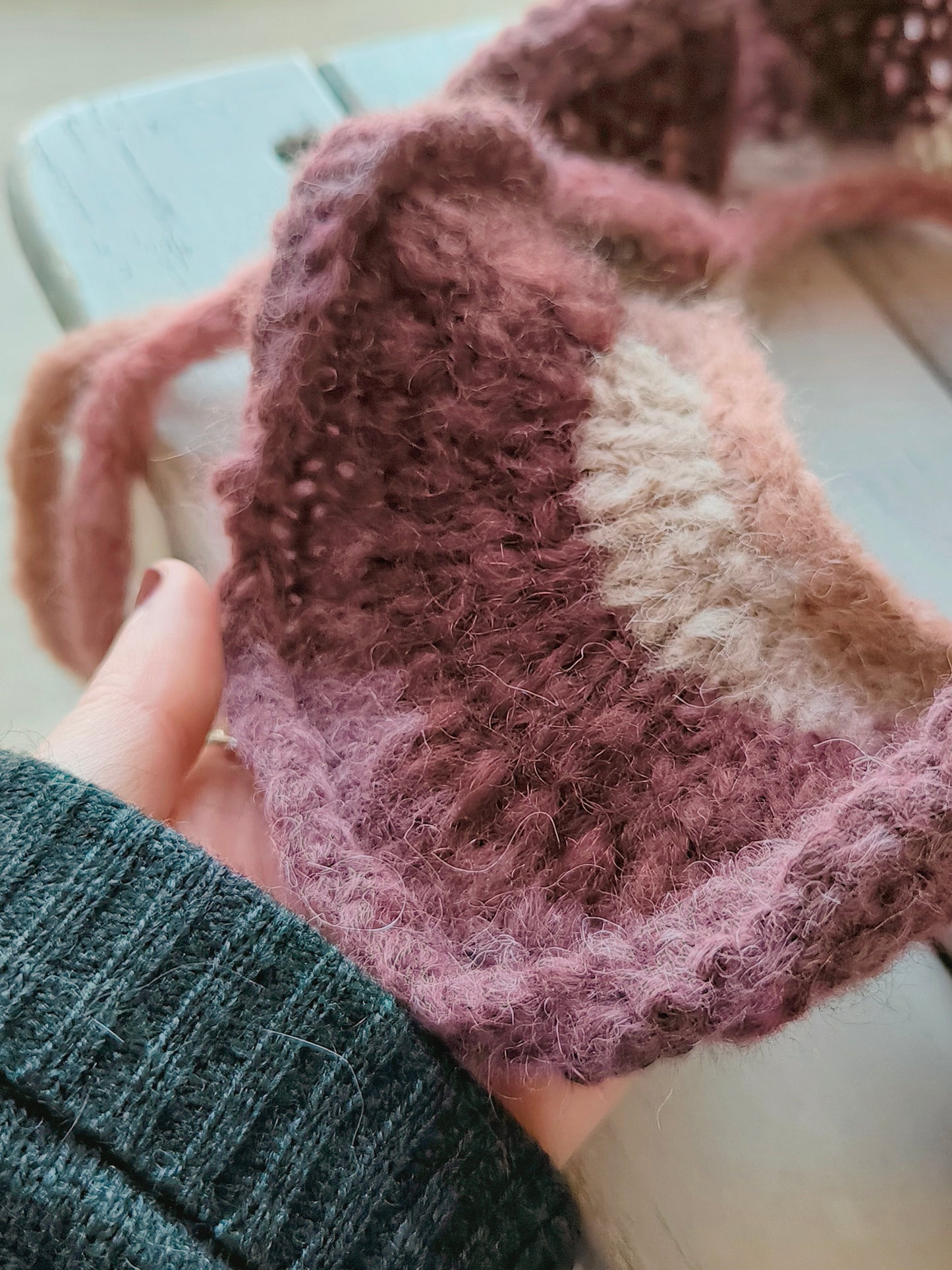 Colletti in lana e mohair