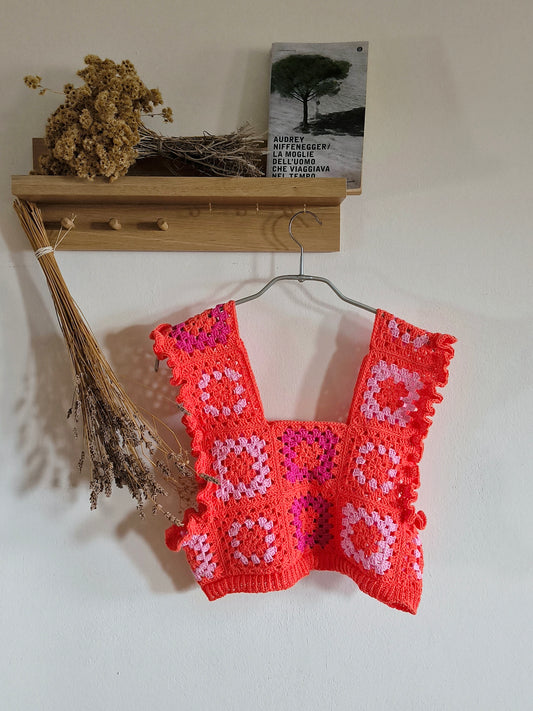 Gilet corpetto in cotone riciclato