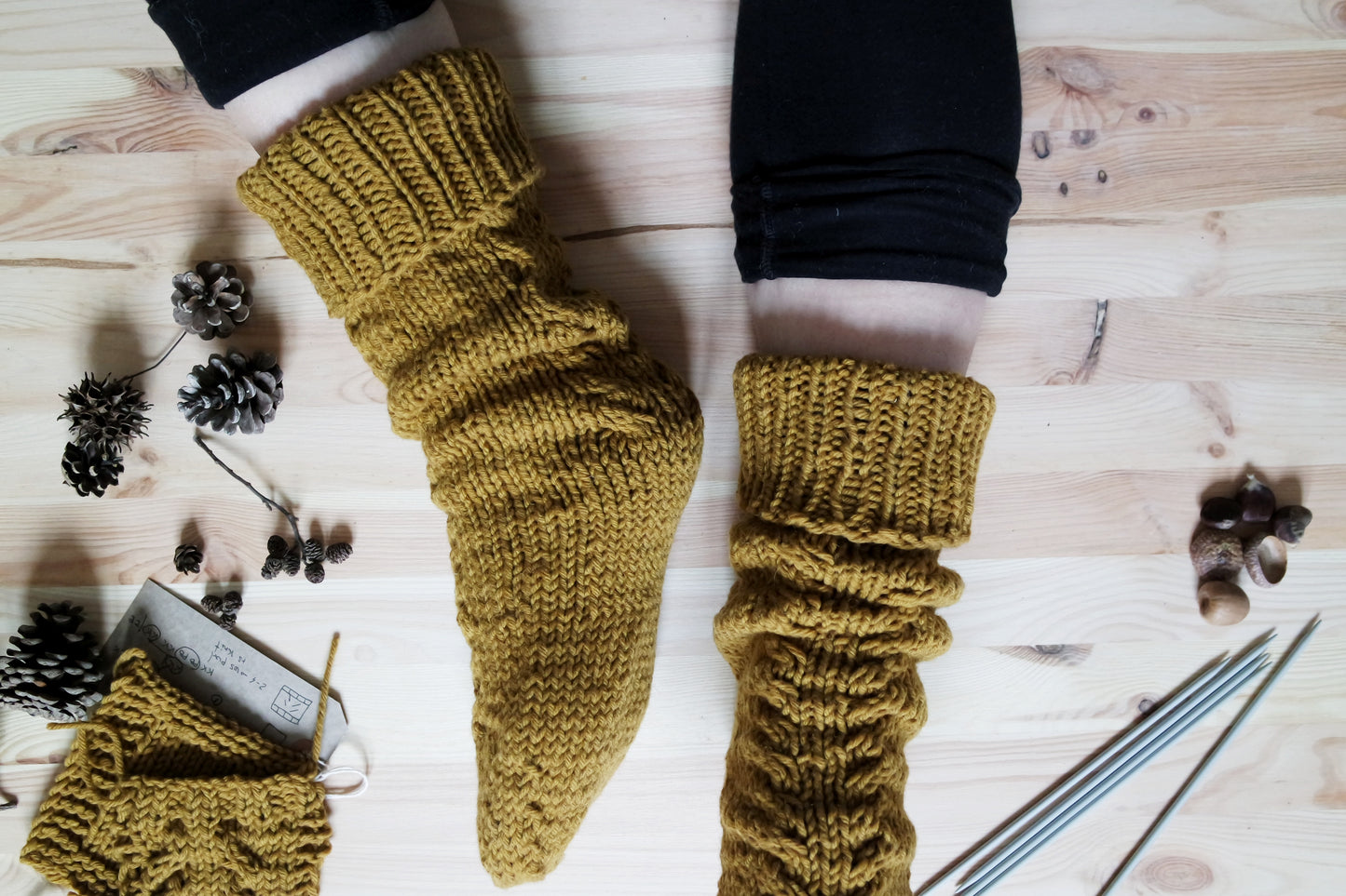 Calzettoni Autumn Goals - Pattern digitale