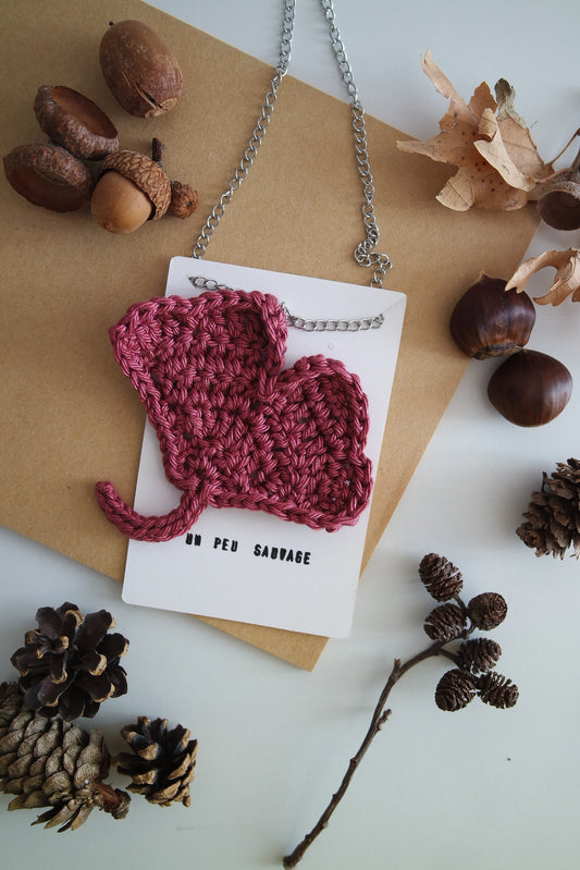 Collana Foglia di Ginko